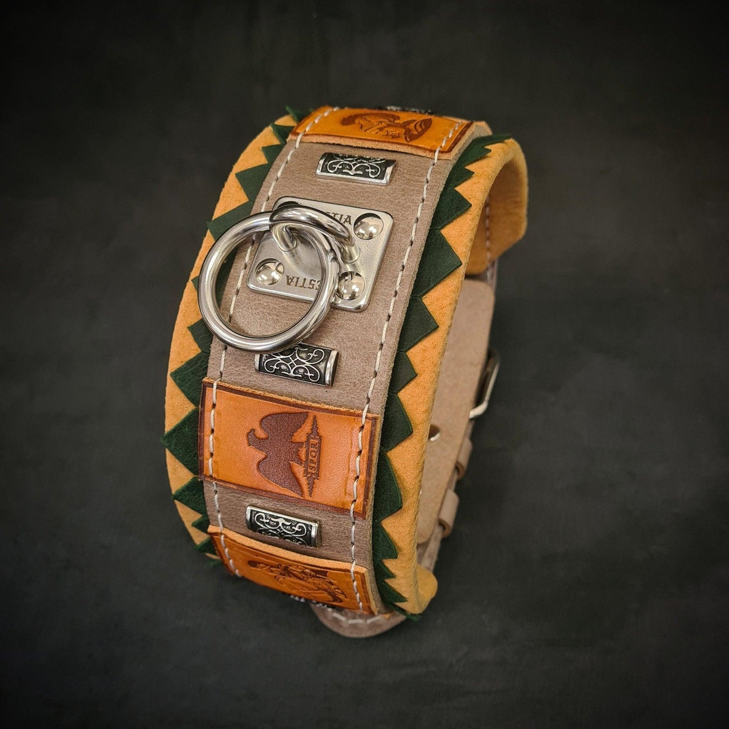 The ''SPQR'' Dog Collar for sale - High quality Collars | Mufaal.com
